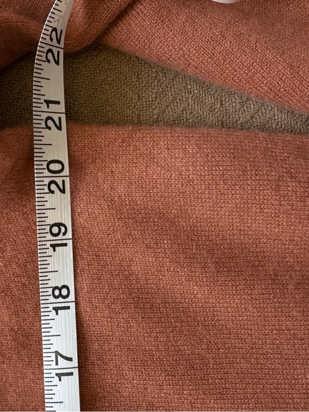 NakedCashmere Rust Sweater with Ribbed Neckline - Picture 9 of 12